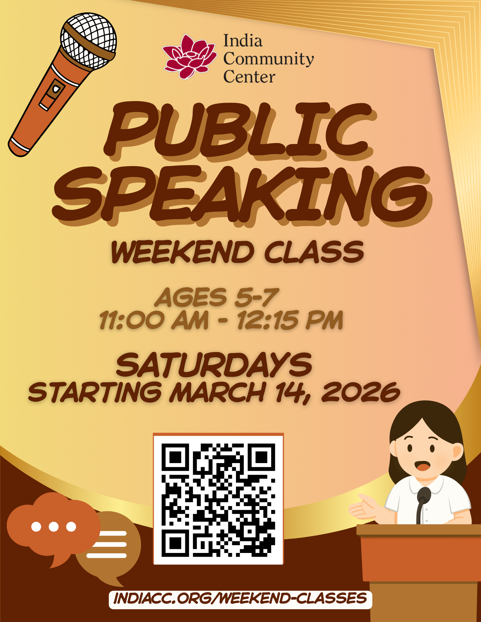 Weekend Courses Example Weekend classes – India Community Center